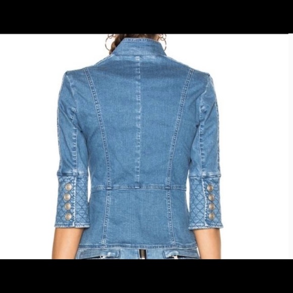 NWT Pierre Balmain Denim Jacket - Sz 8 (M) - Picture 4 of 7